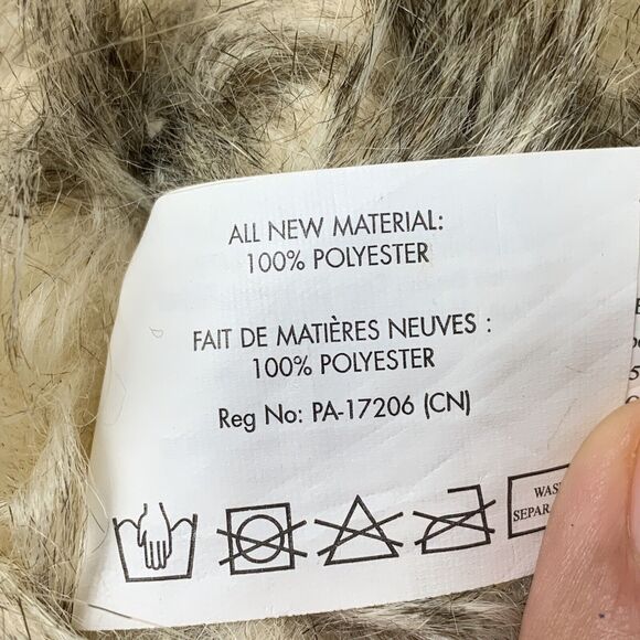 Sloth Plush Stuffed Animal Toy Fuzzy Hairy Brown Beige Patterned Paws Marshalls - Picture 10 of 11